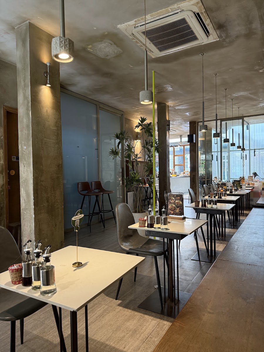 The dining room