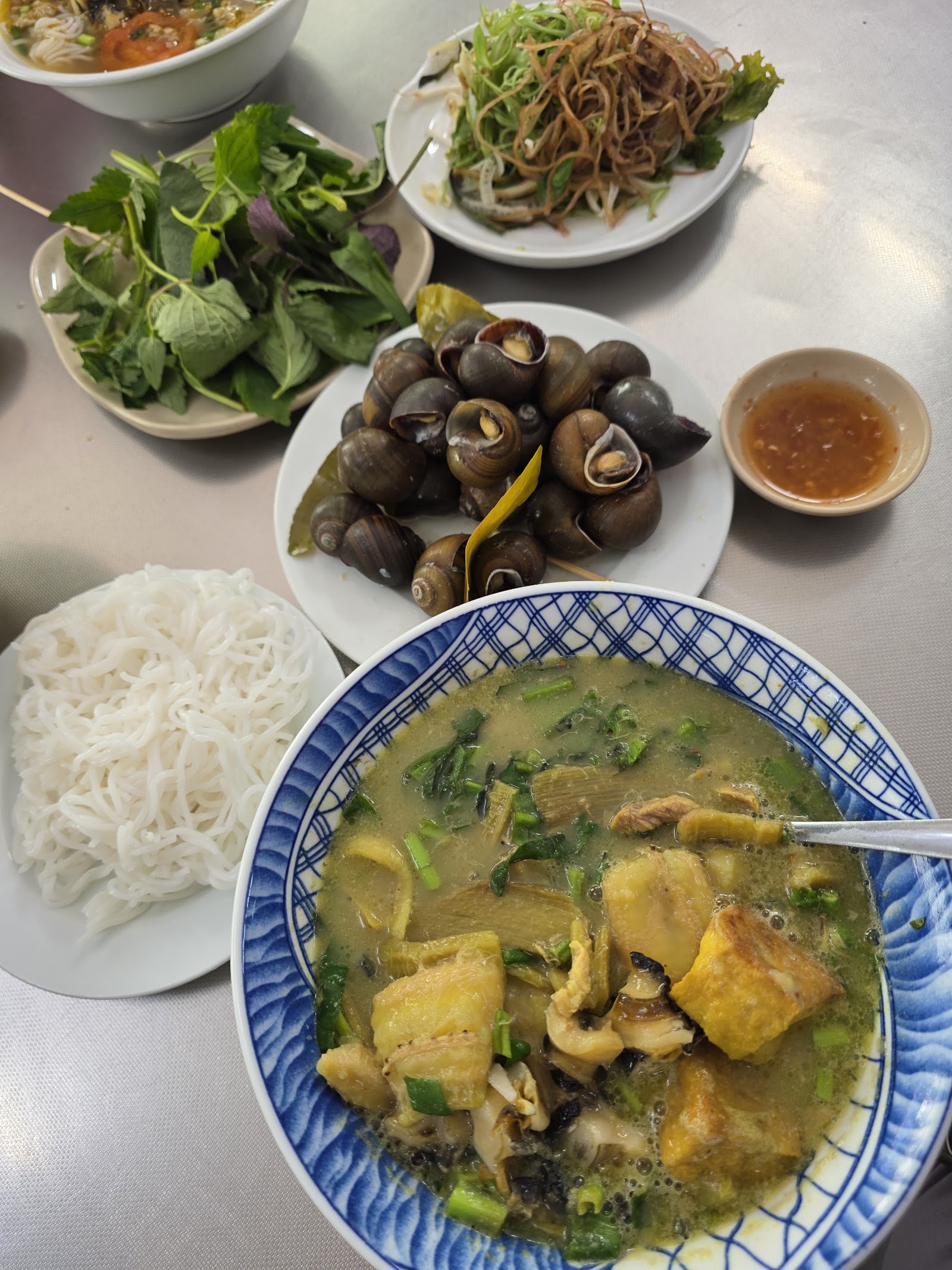 The cold drinks served with the Thanh Hai bowls (pending the venue photo pass)