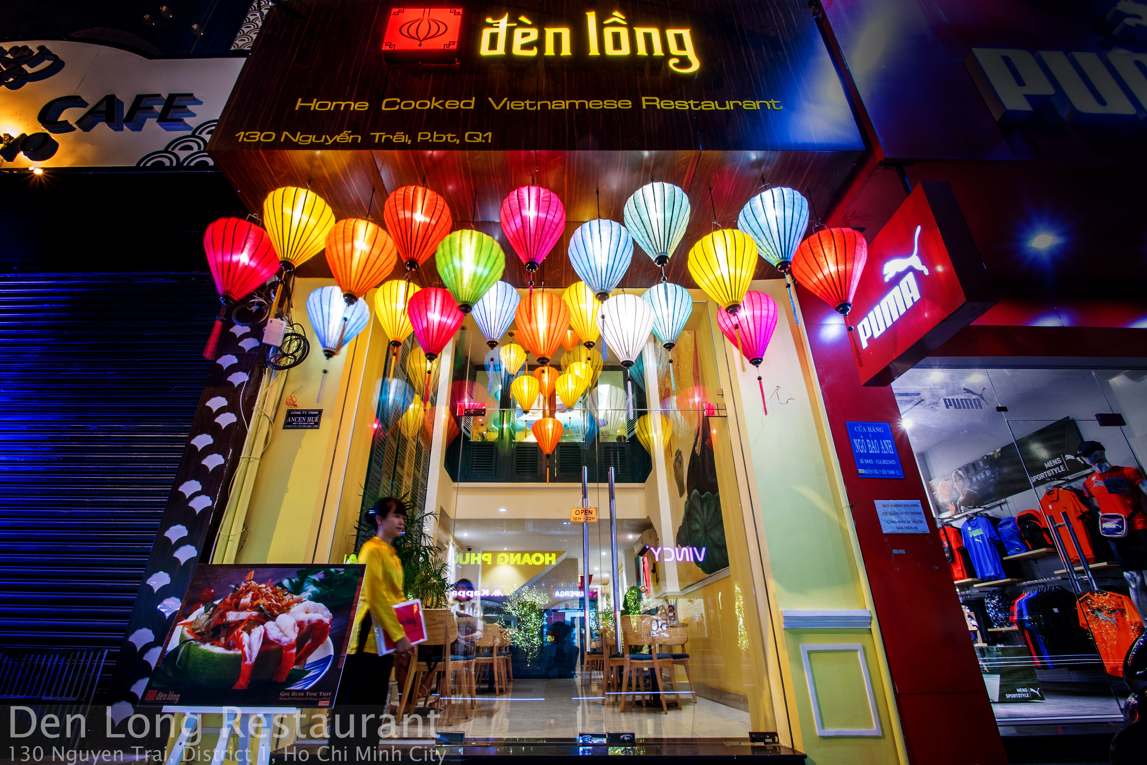 Phòng ăn ánh đèn lồng tại Đèn Lồng