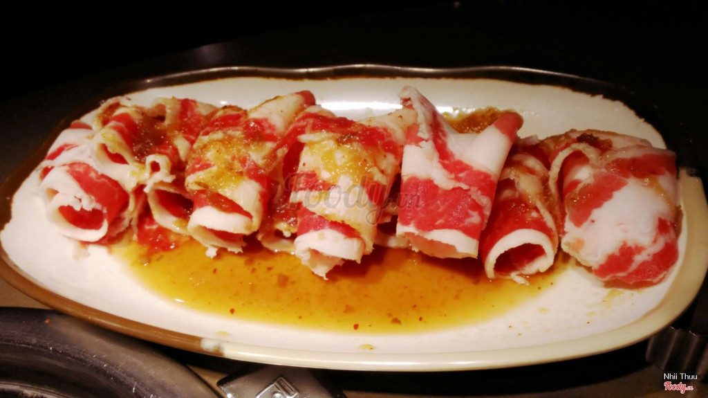 Ba chỉ bò cuộn Gogi