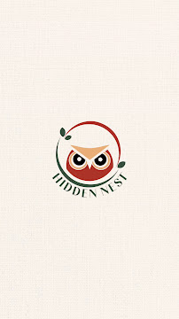Hidden Nest owl logo