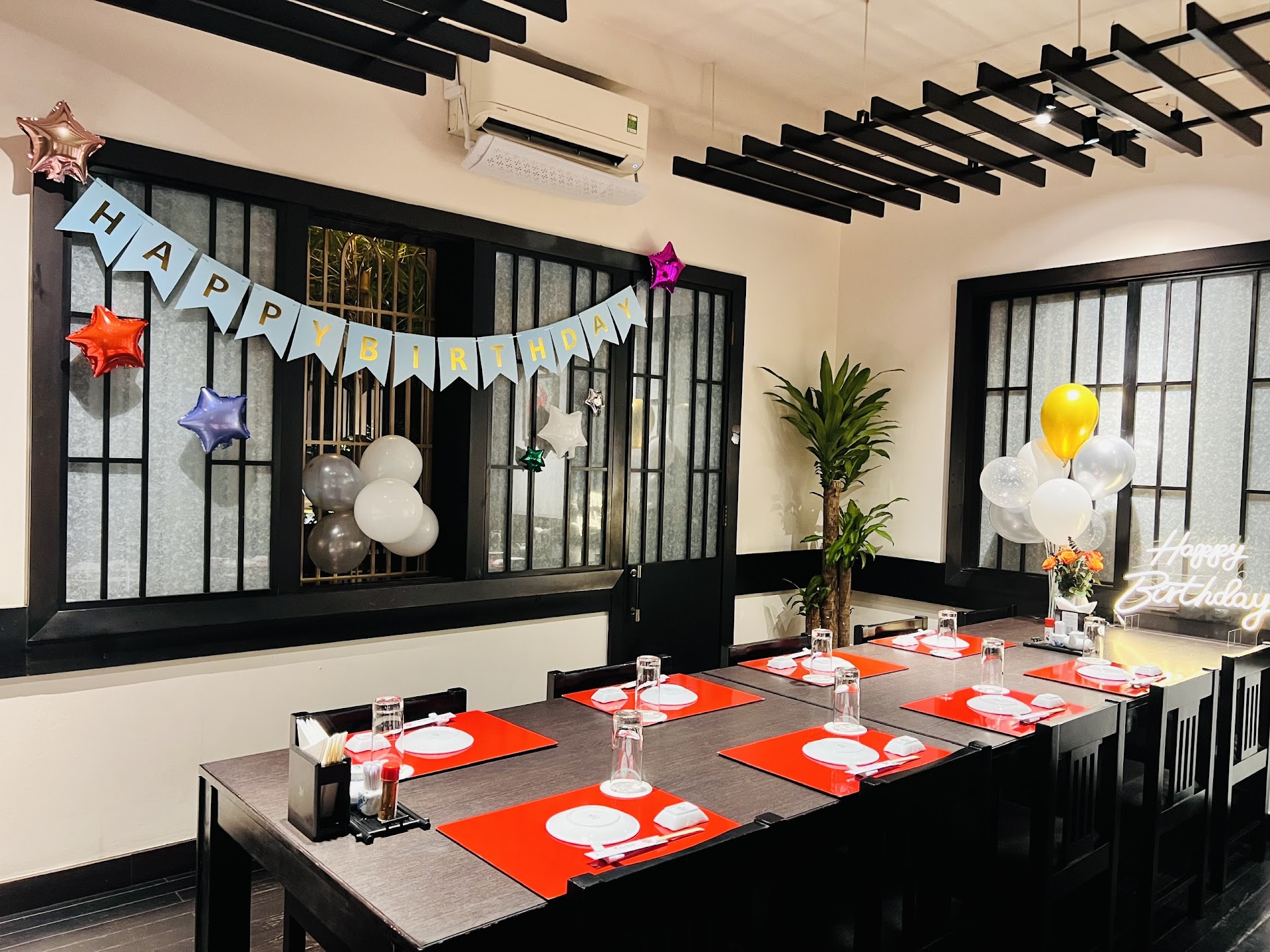 The private room with shoji screens