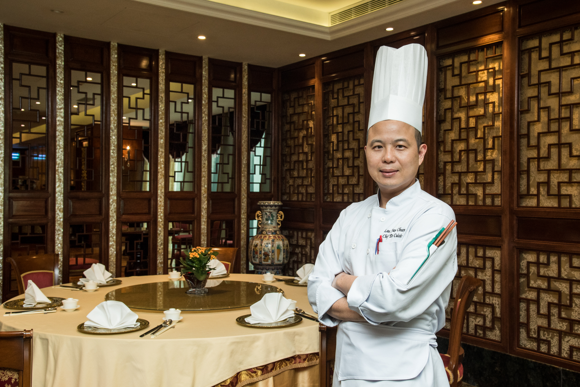 Truffle dumplings at Long Trieu