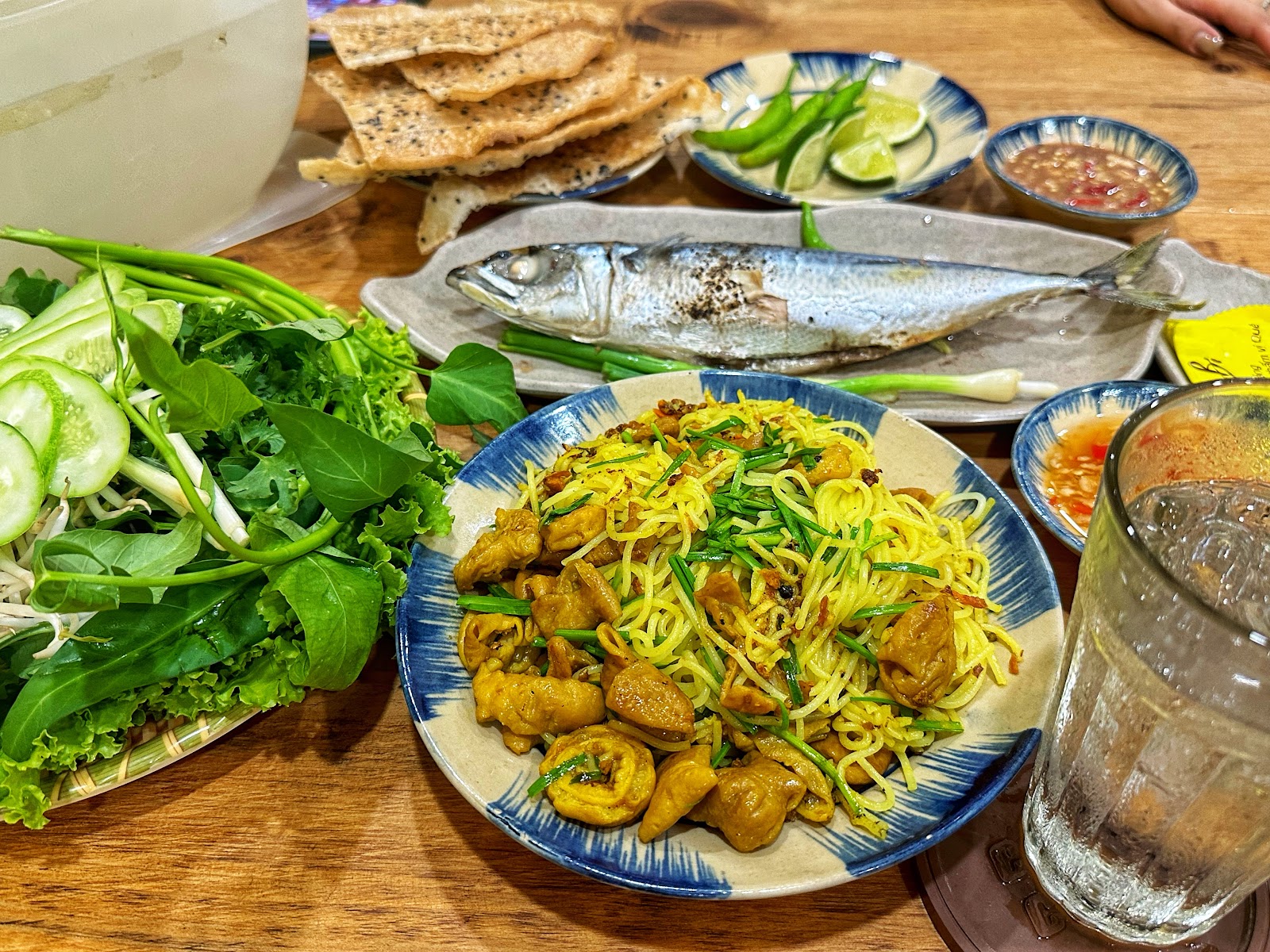 A brimming Thím Bi mì Quảng bowl (pending the venue photo pass)