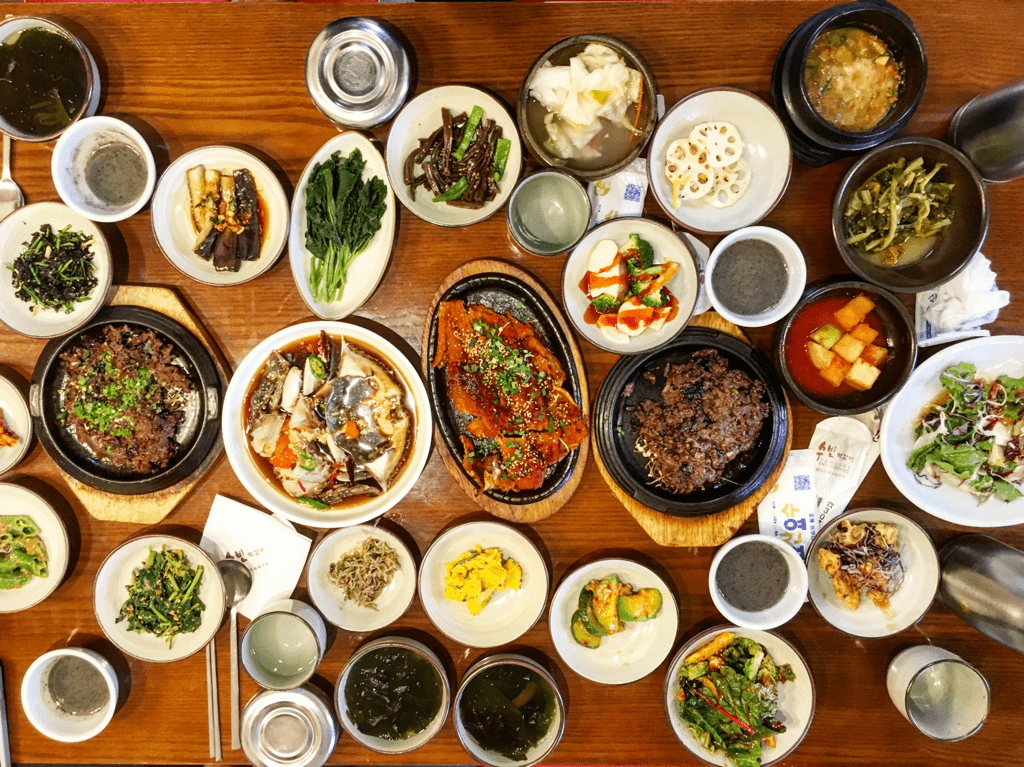 Illustrative reference — banchan side dishes