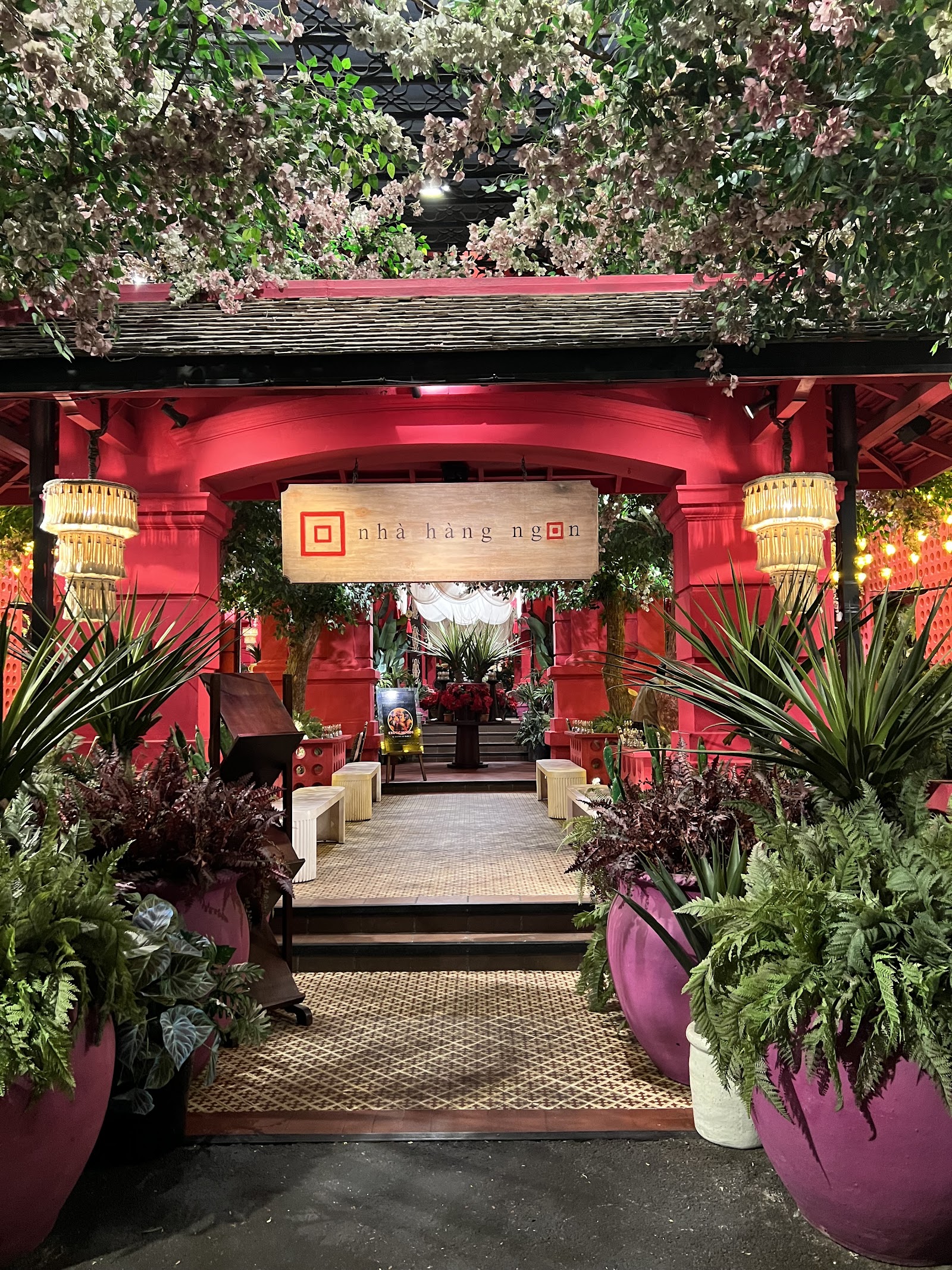 Red archway
