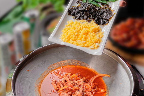 Dishes at Palsaik Dong Du