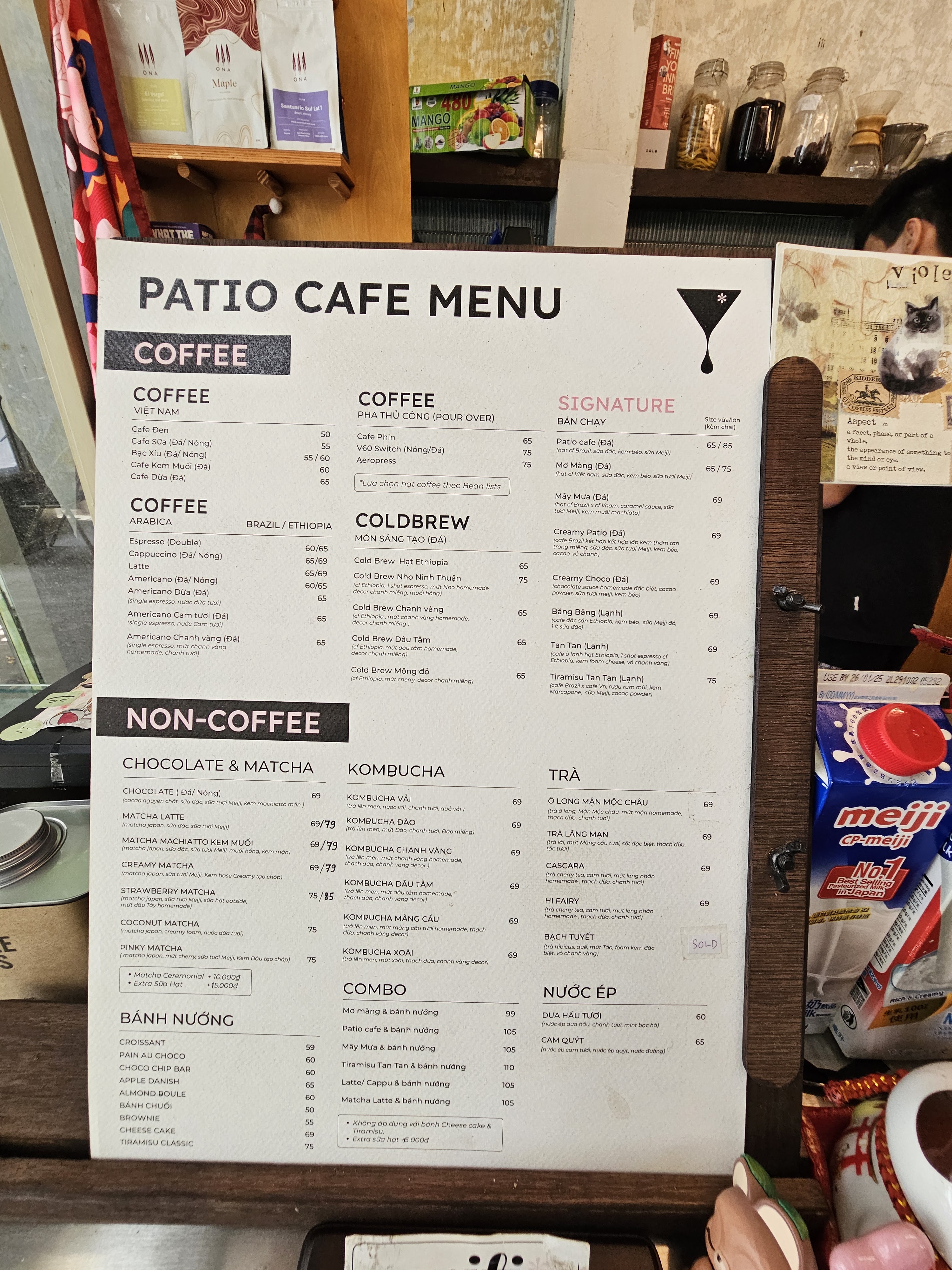 Bảng giá PATIO CAFÉ, ảnh 08/2025
