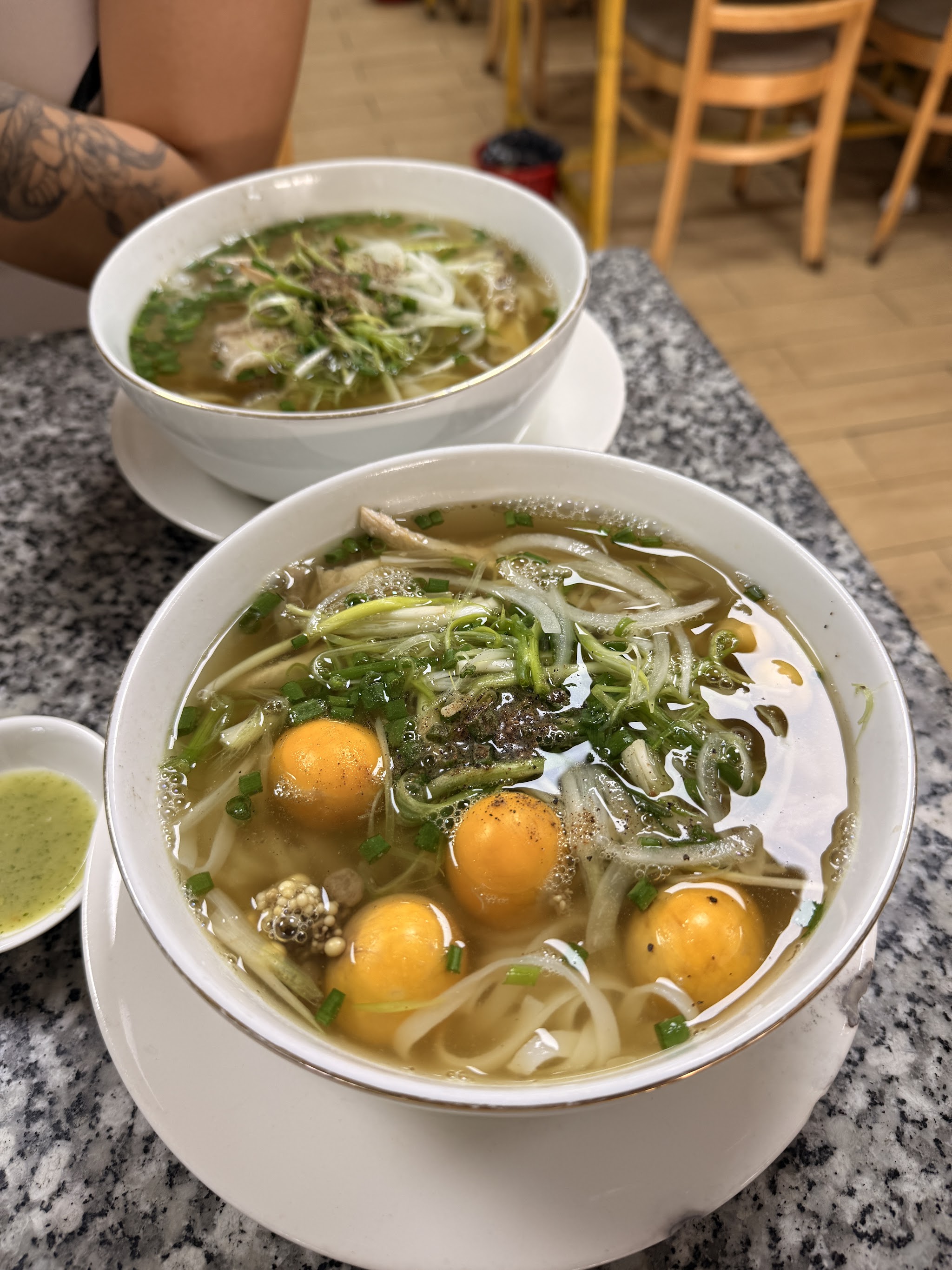 The capon chicken phở bowl — Pho Ga Ngo Vang