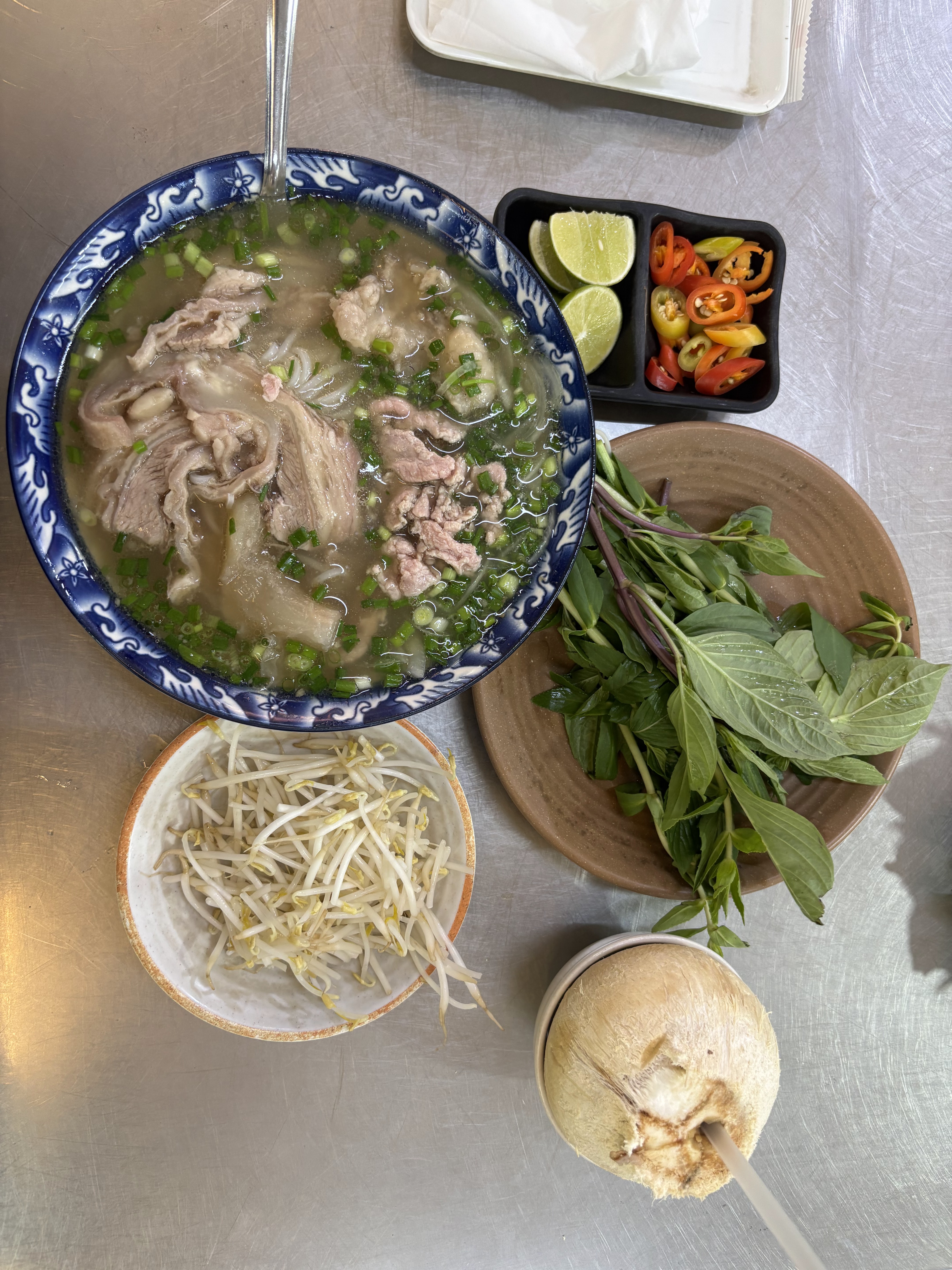 Roast chicken at Pho Huong Binh