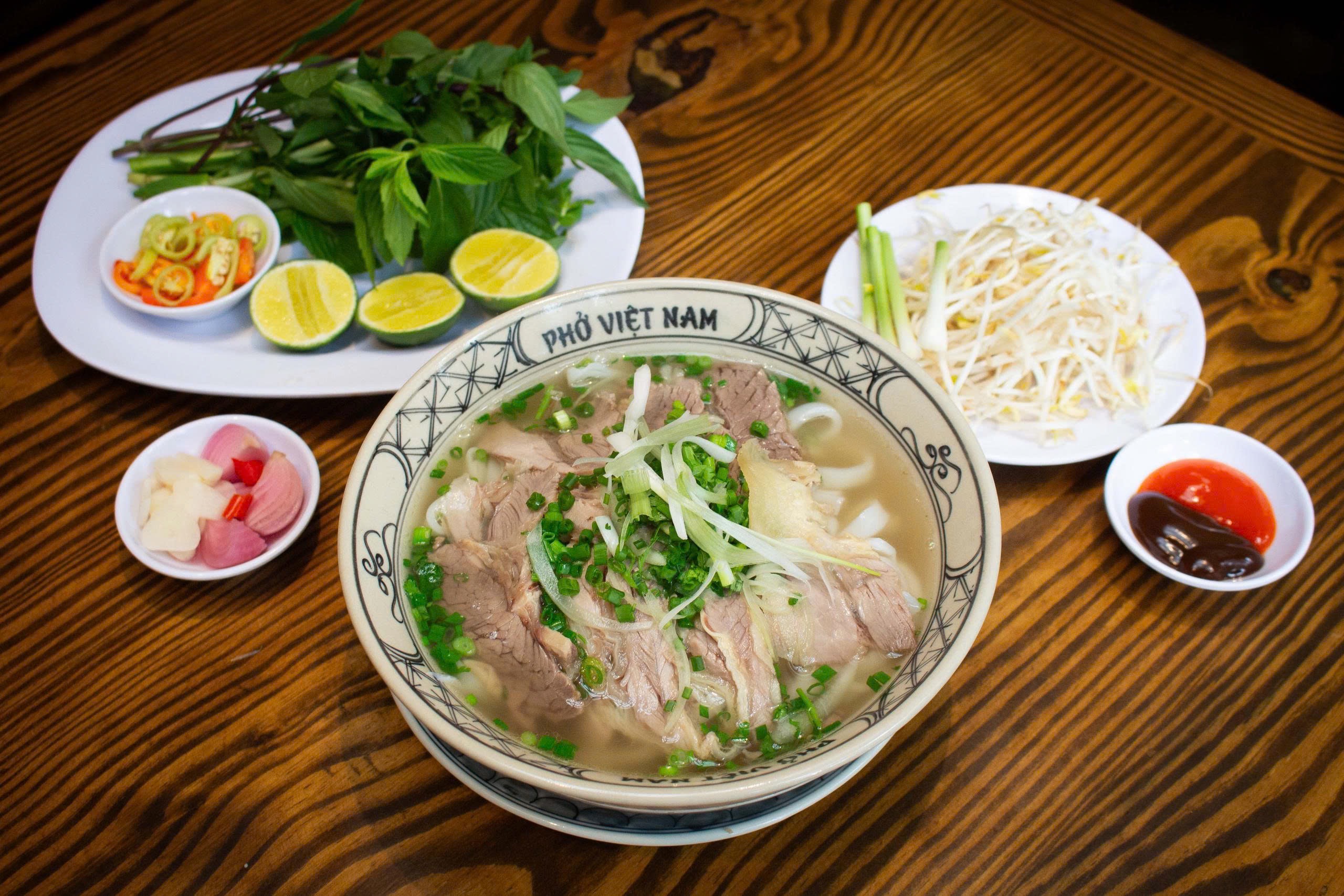 A full bowl in the house-branded bowl