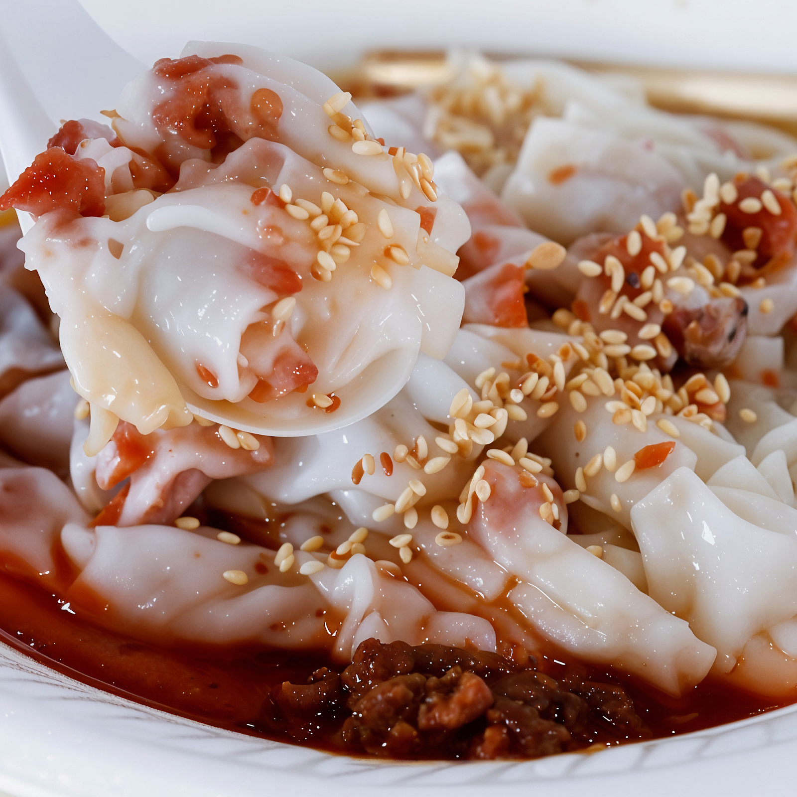 Cuộn bánh cuốn tôm của Pin Wei (đang chờ đợt chụp ảnh)