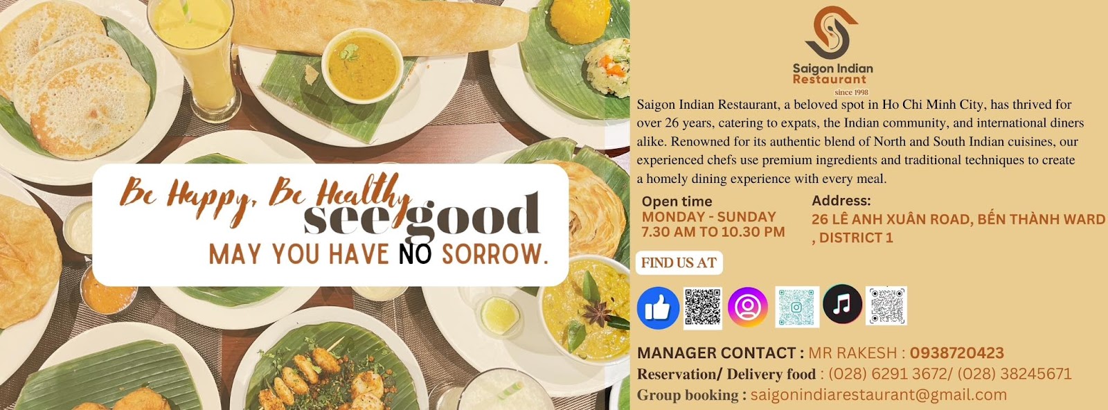 Saigon Indian — khoảnh khắc tại quán