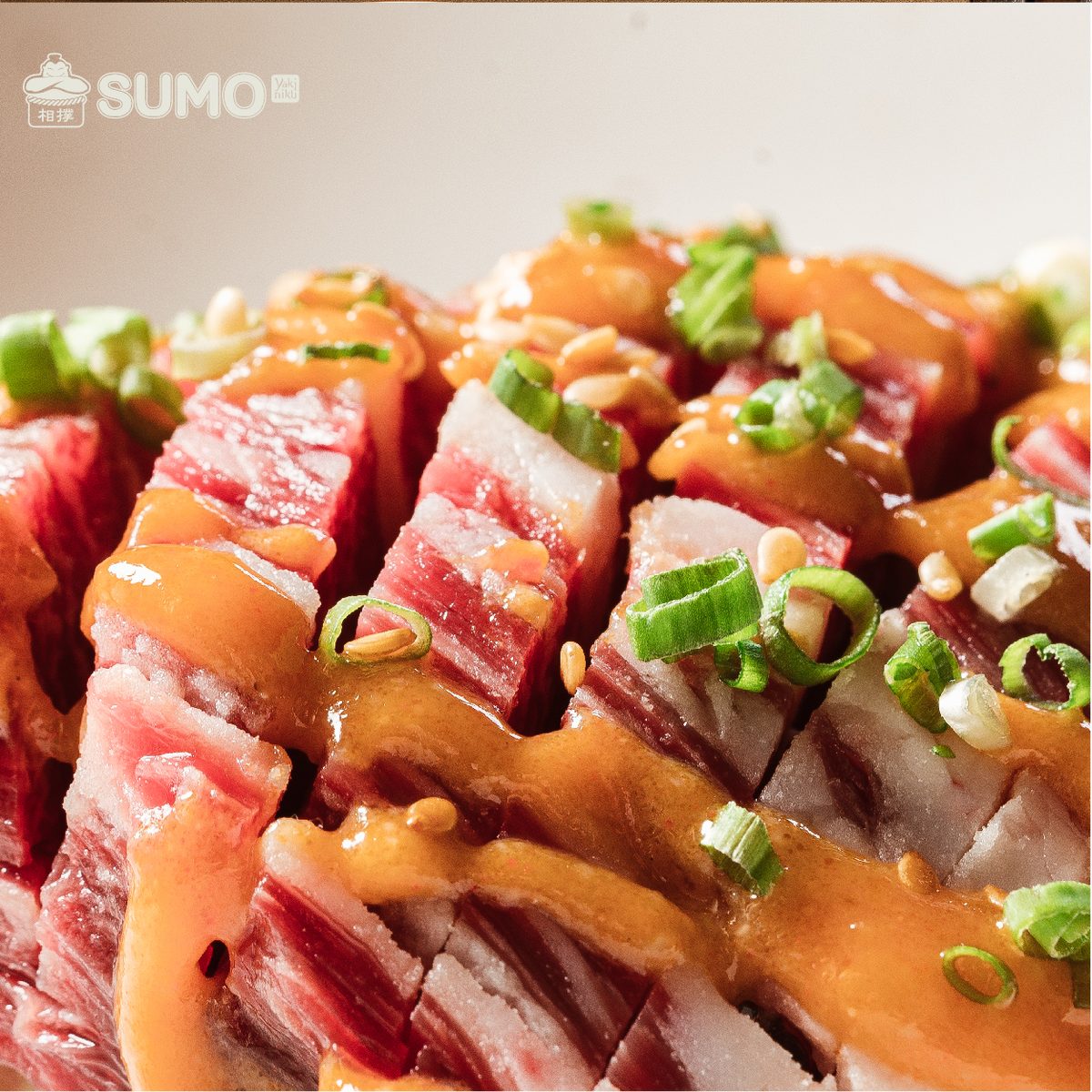 Cubed Wagyu beef with miso sauce