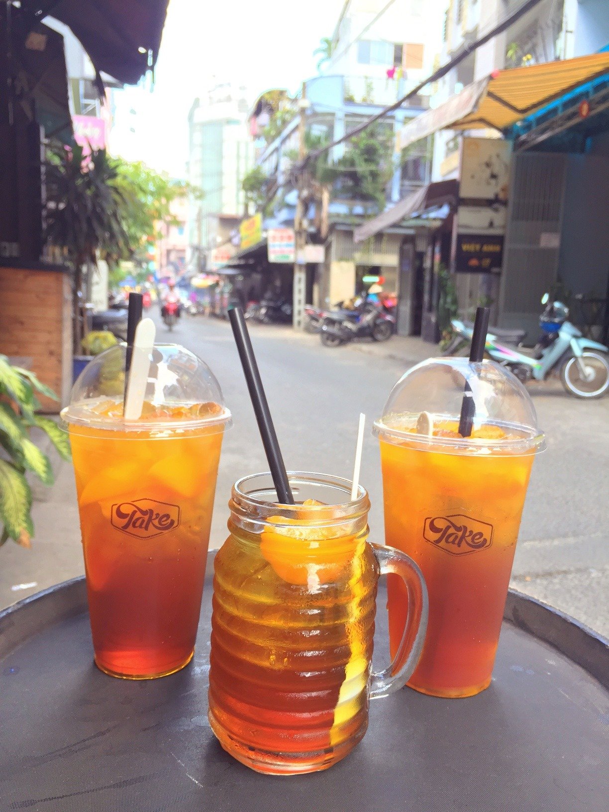 Khay trà Take đặt trong Hẻm 339