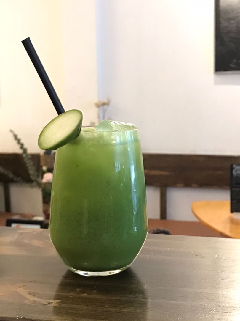 Iced matcha at Thuận Cà Phê