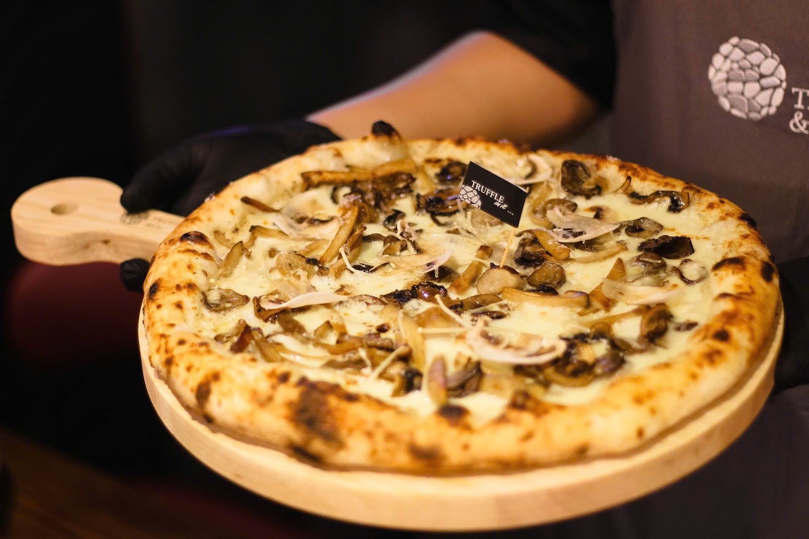 Pizza nấm béo thơm