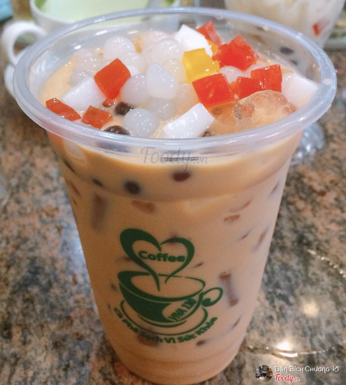 Trà sữa thạch của quán