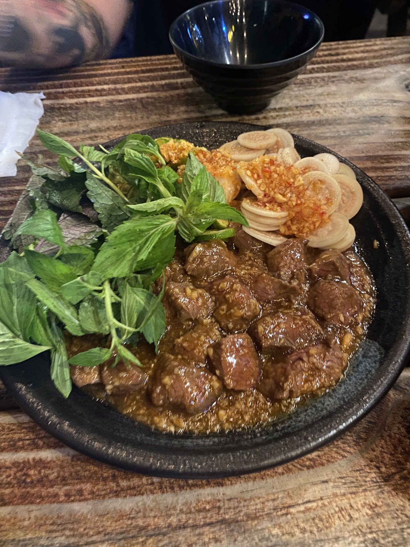 Món bò lúc lắc cận cảnh