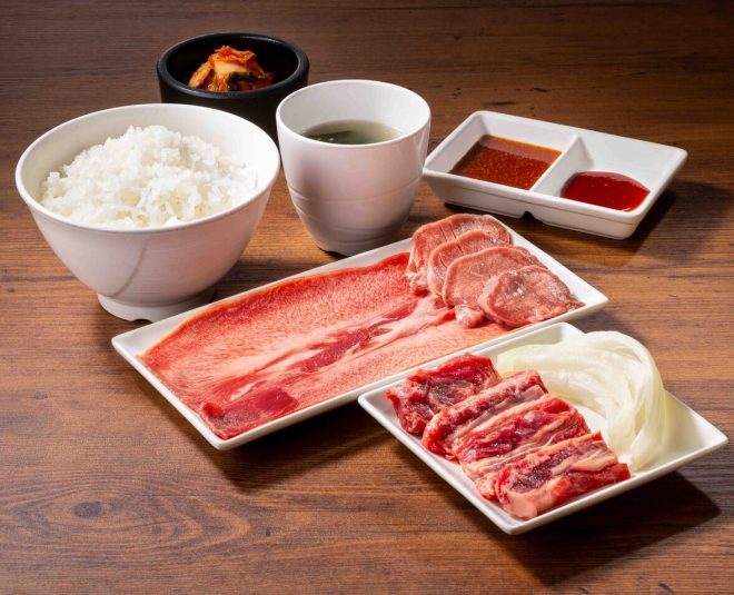 Gyu Tan Set: thin-sliced beef tongue